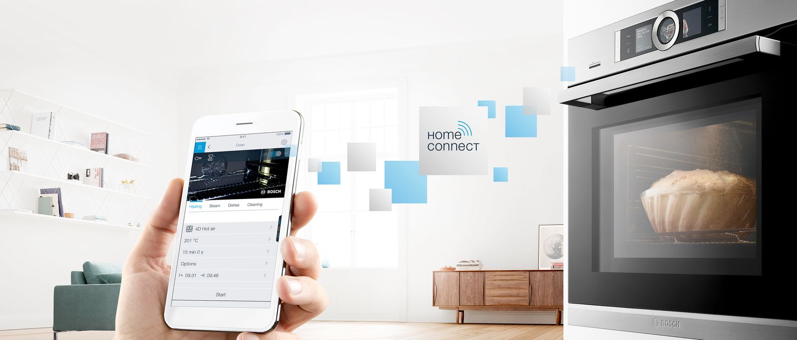 Home Connect в духовках Бош