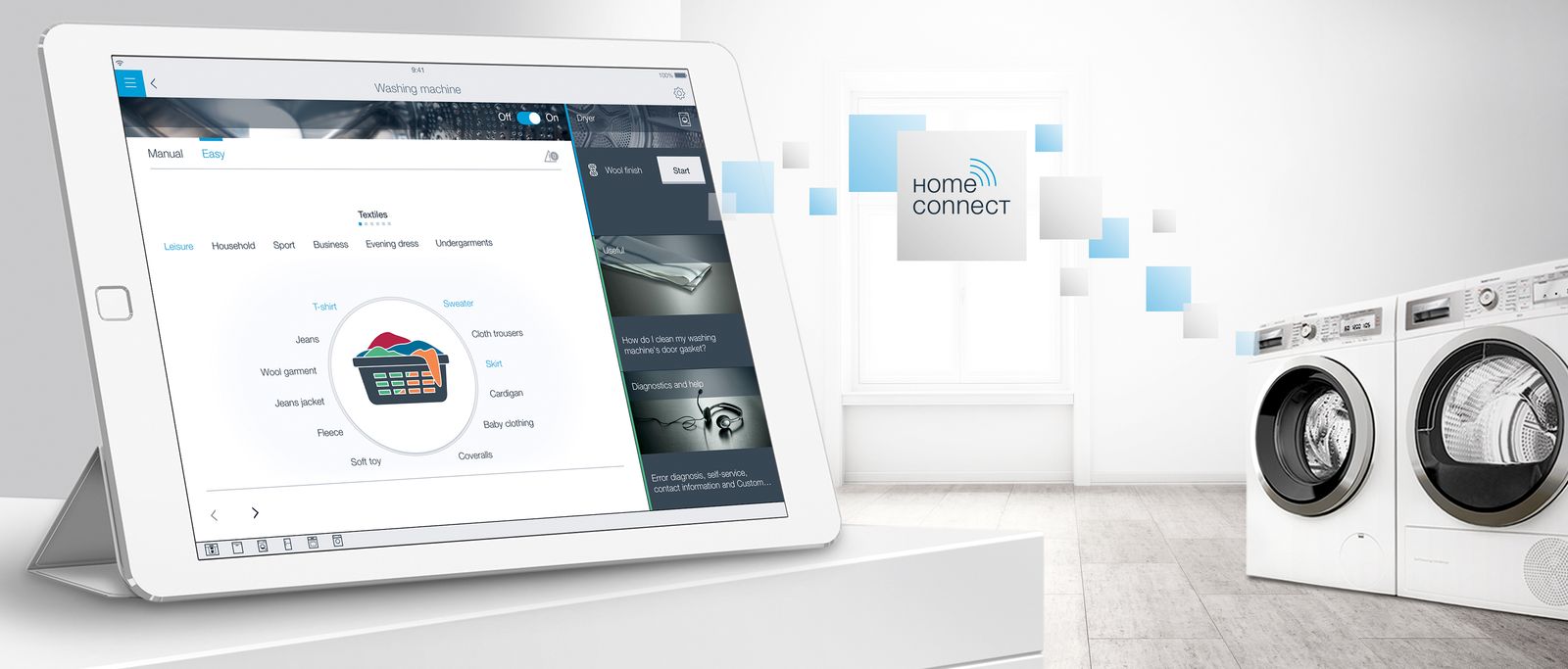 Стиральные и сушильные машины с функцией Home Connect