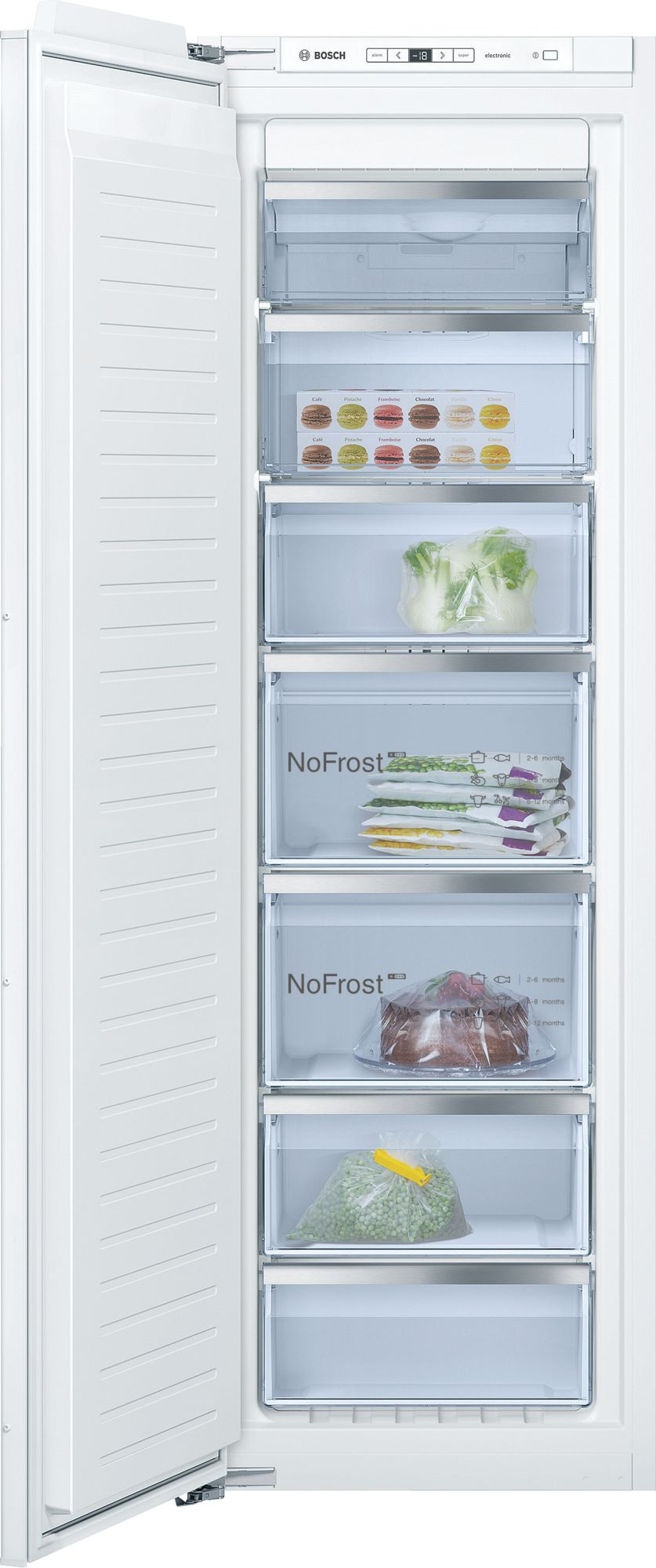 Bosch gin81aef0g integrated on sale white freezer